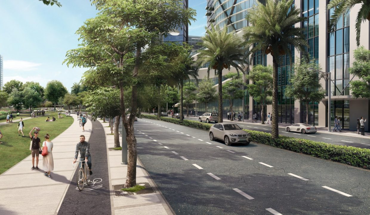 EVO CITY - Avenue with bike lane